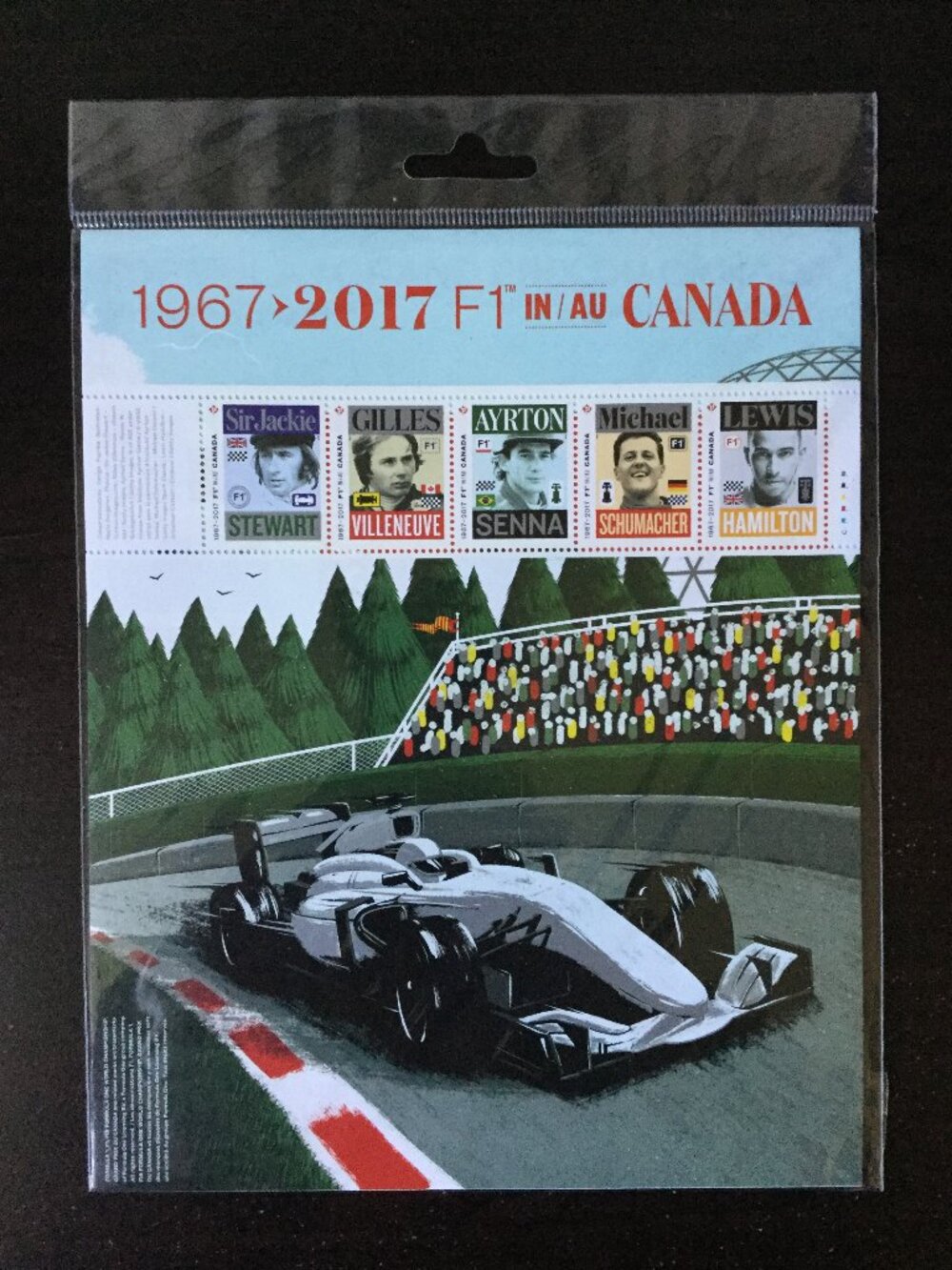 Formula 1 in Canada Commemorative Stamps